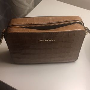 Michael Kors Tan Alligator Purse